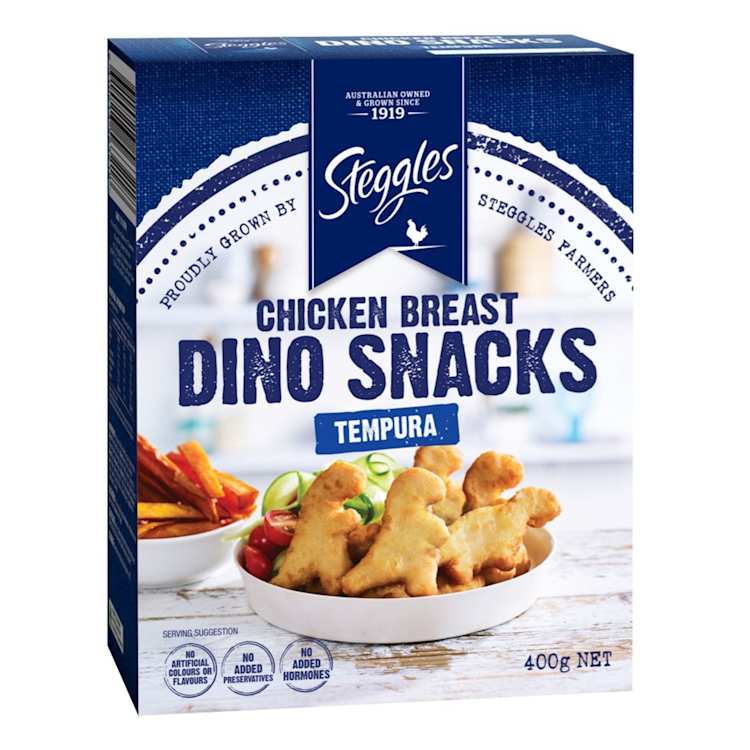 Steggles Tempura Chicken Dino Snacks
