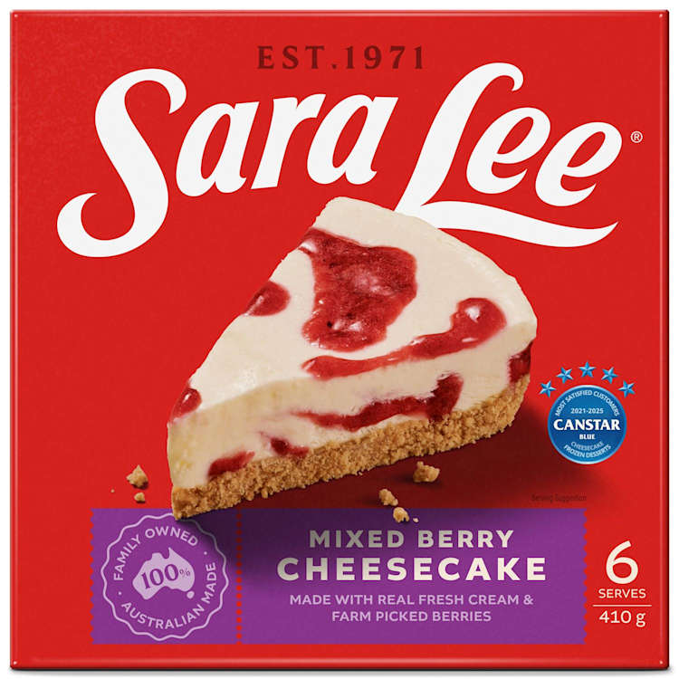 Sara Lee Mixed Berry Cheesecake