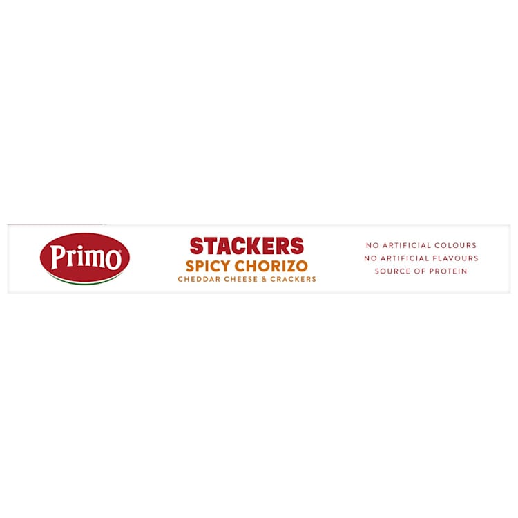 Primo Stackers Spicy Chorizo Cheddar Cheese & Crackers
