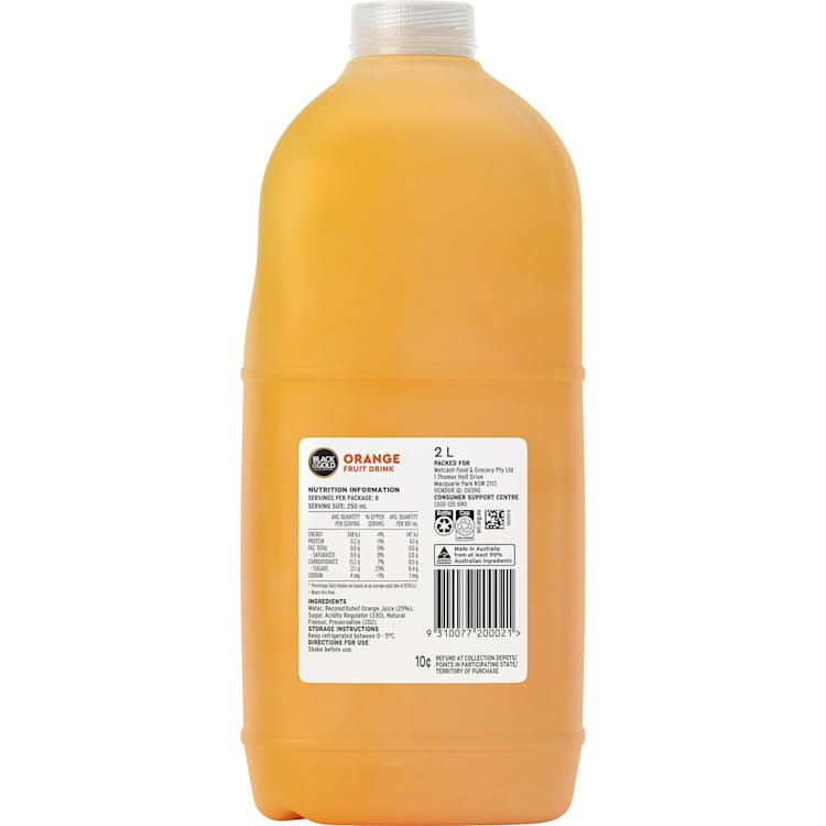 Black & Gold Concentrate Orange Drink