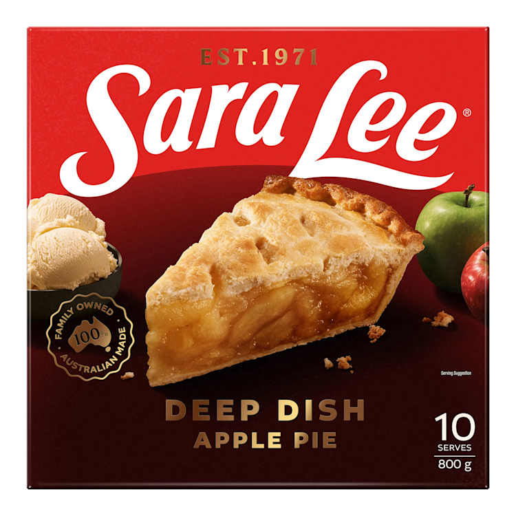 Sara Lee Deep Dish Baked Apple Pie