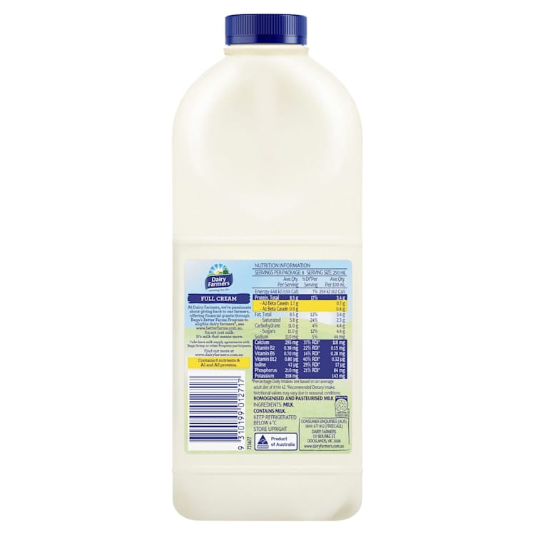 Dairy Farmers Full Cream Milk