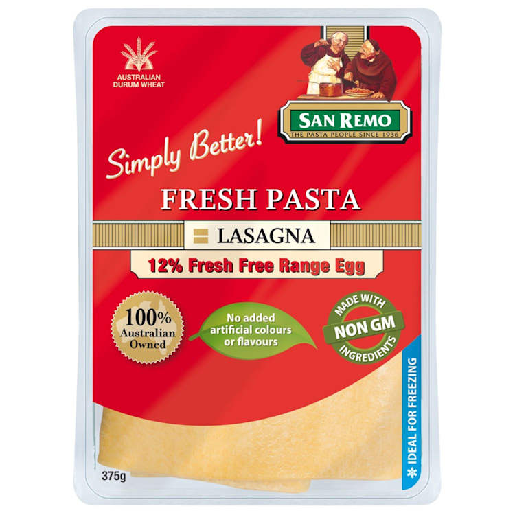 San Remo Fresh Pasta Lasagna
