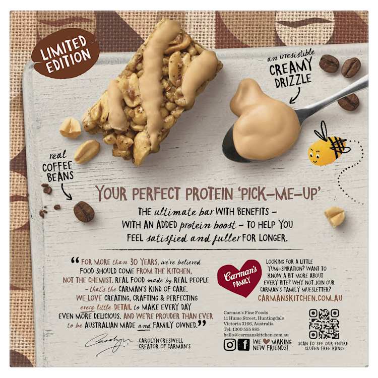 Carman's Protein Bars Iced Coffee