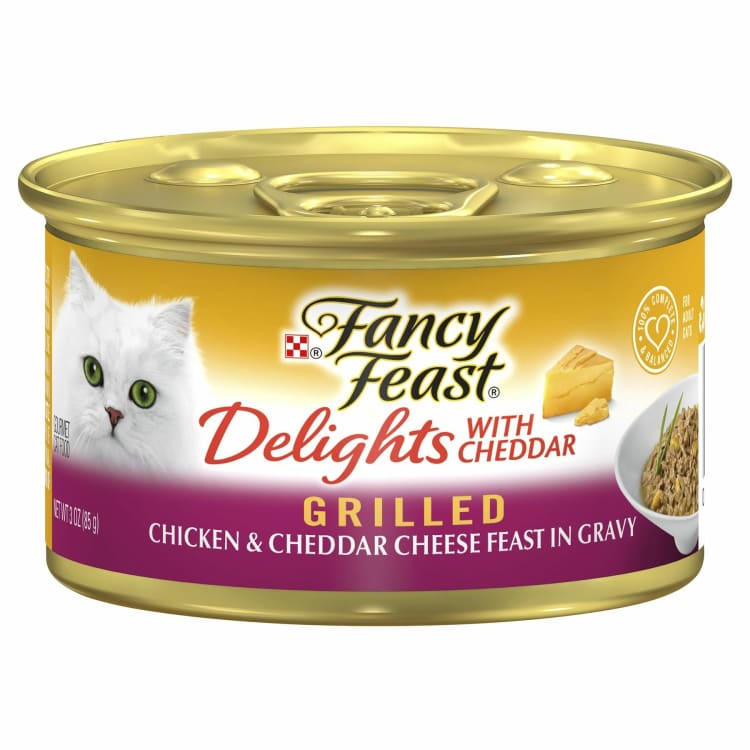 Fancy Feast Cat Food Delights With Chicken & Cheddar Cheese