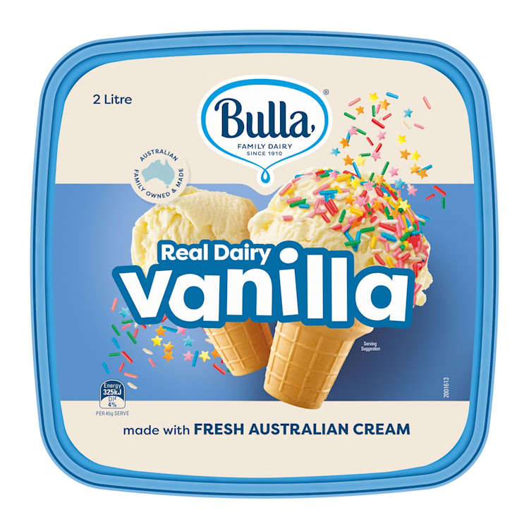 Bulla Reduced Fat Vanilla Ice Cream