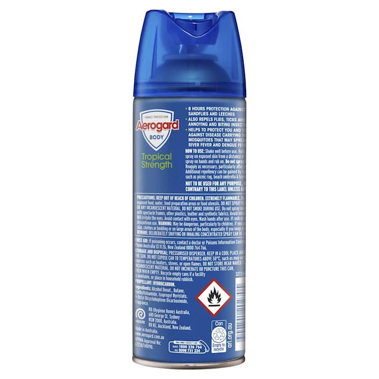 Aerogard Insect Repellent Tropical Strength 20% Free