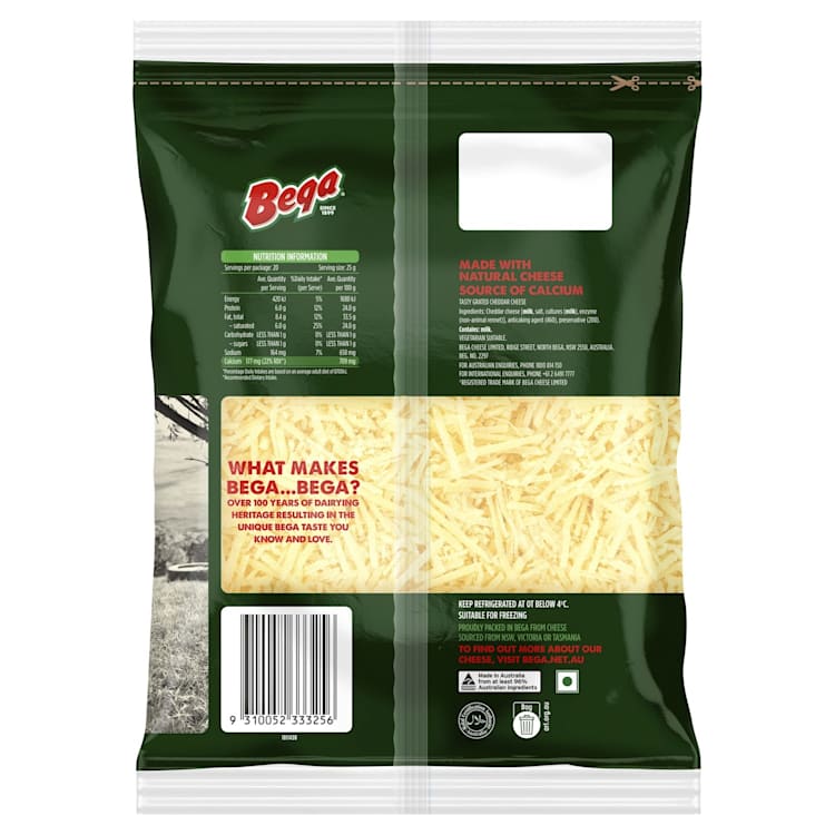Bega Farmers' Tasty Grated Cheese