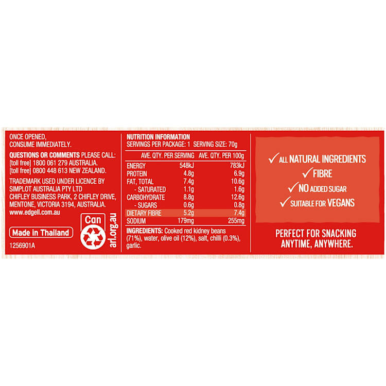 Edgell Red Kidney Beans Chilli & Olive Oil