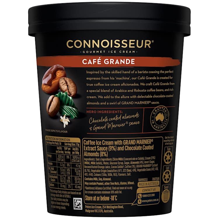 Connoisseur Ice Cream Cafe Grande