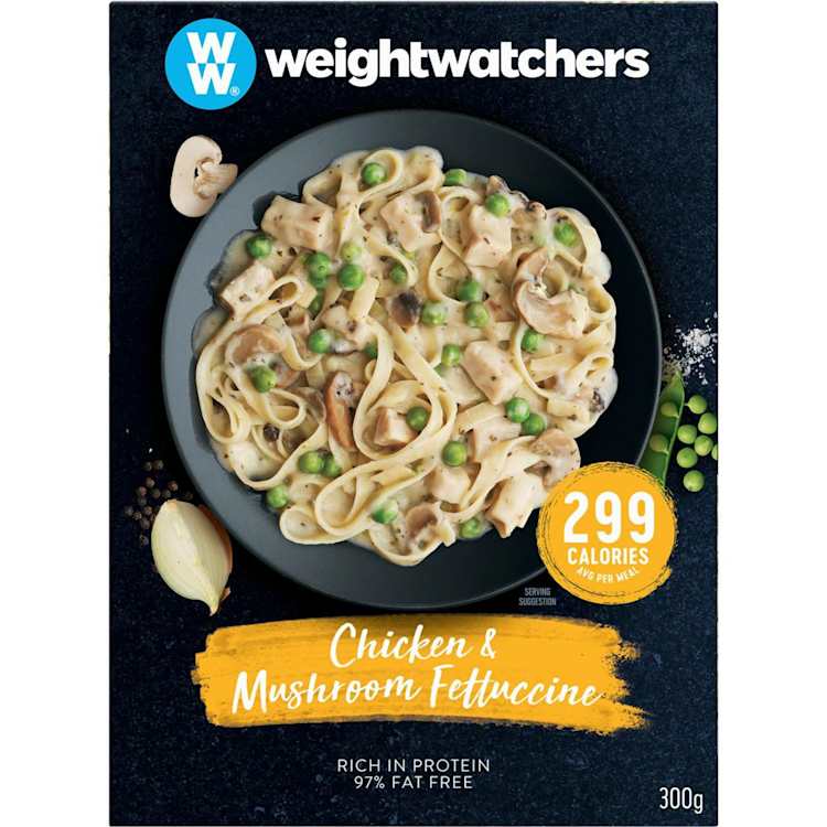 Weight Watchers Chicken & Mushroom Fettuccine