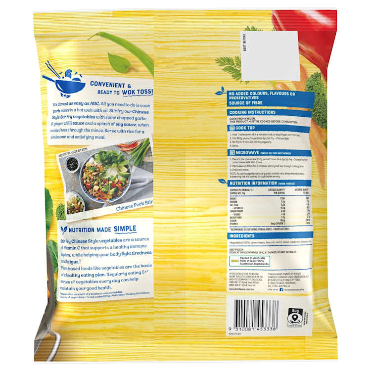 Birds Eye Chinese Stir Fry Value Pack
