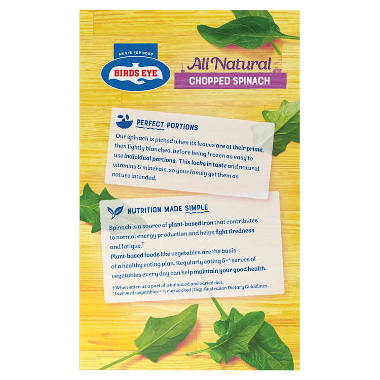 Birds Eye Chopped Spinach