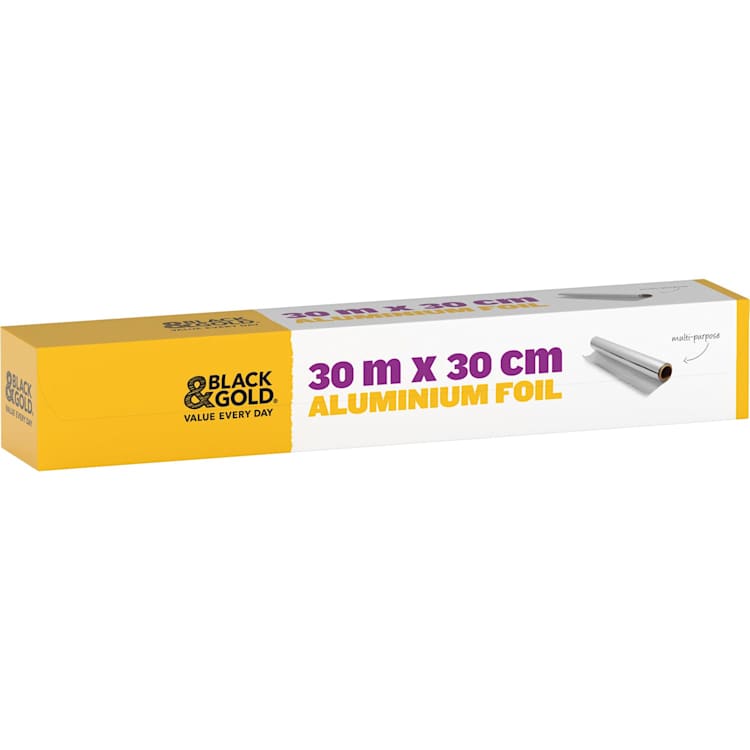 Black Gold Aluminum Foil 30m x 30cm