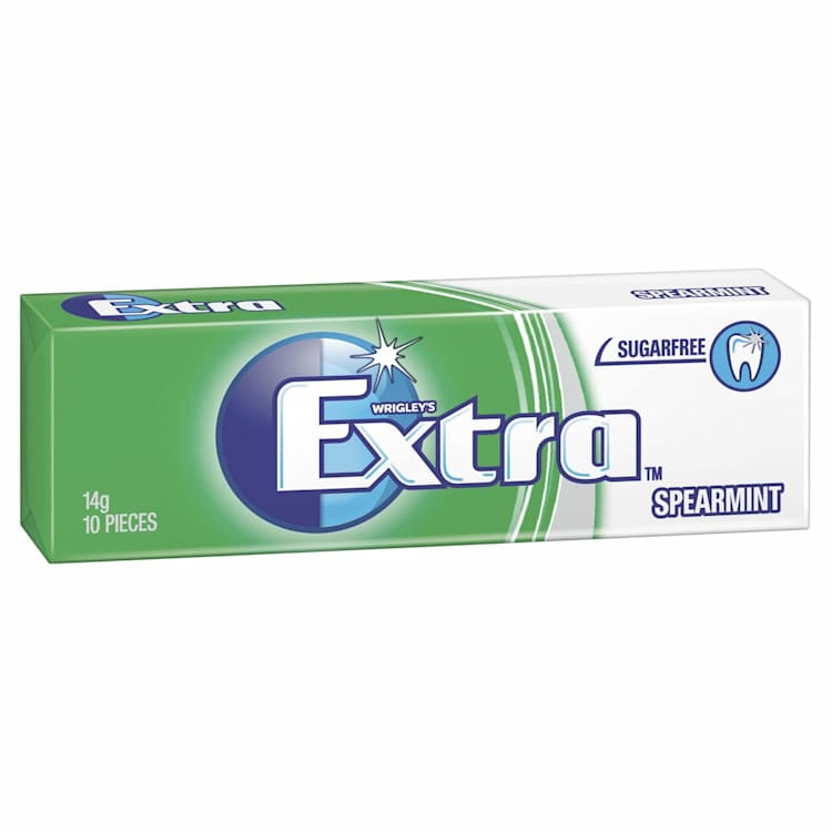 Extra Spearmint Chewing Gum Sugar Free