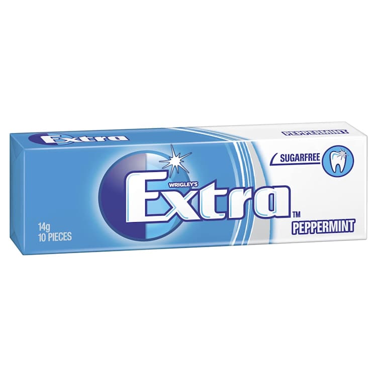 Extra Peppermint Chewing Gum Sugar Free