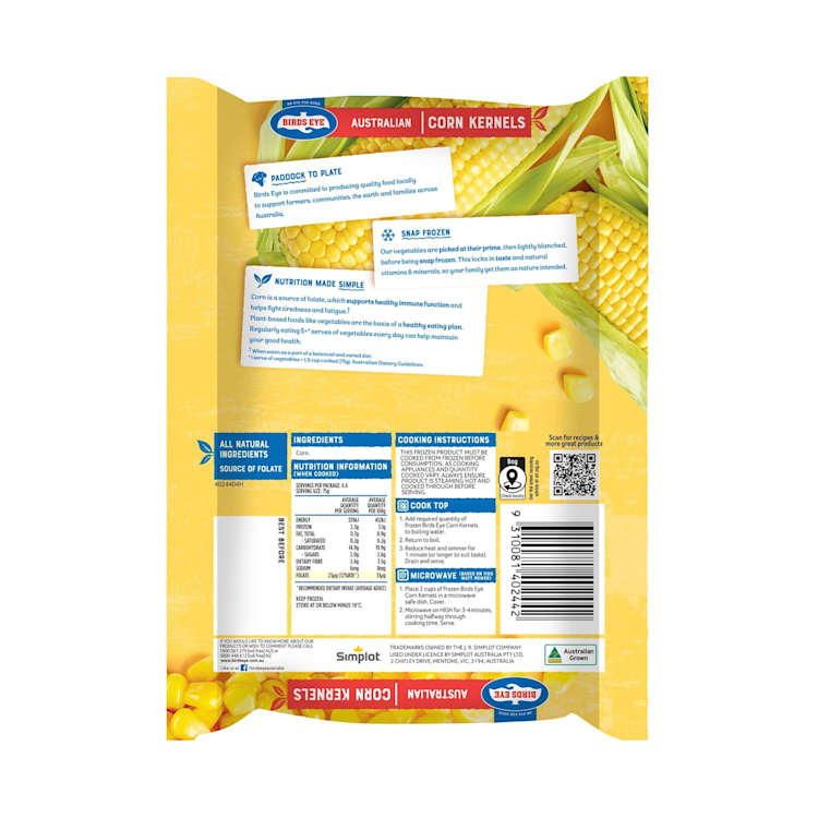 Birds Eye Corn Kernels