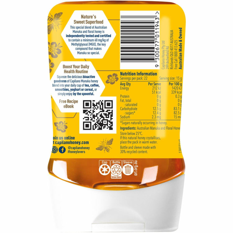 Capilano Manuka Honey Mgo