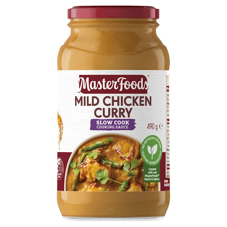 MasterFoods Slow Cook Mild Chicken Curry Cooking Sauce
