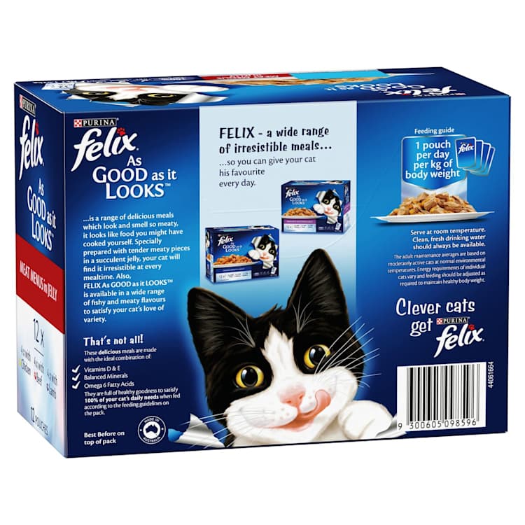 Felix As Good As It Looks Meat Menu Cat Food