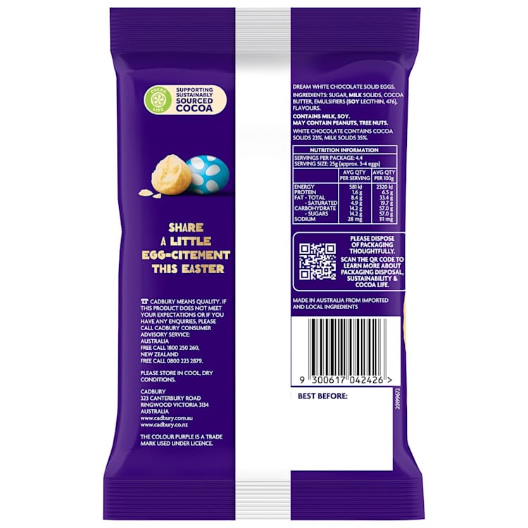 Cadbury Dream Easter Egg Bag