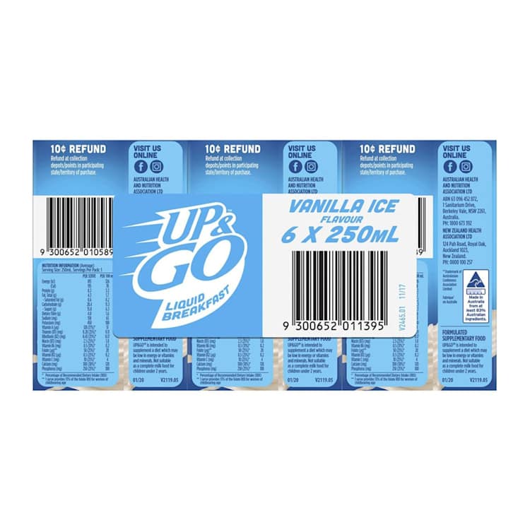 Up & Go Liquid Breakfast Vanilla Ice