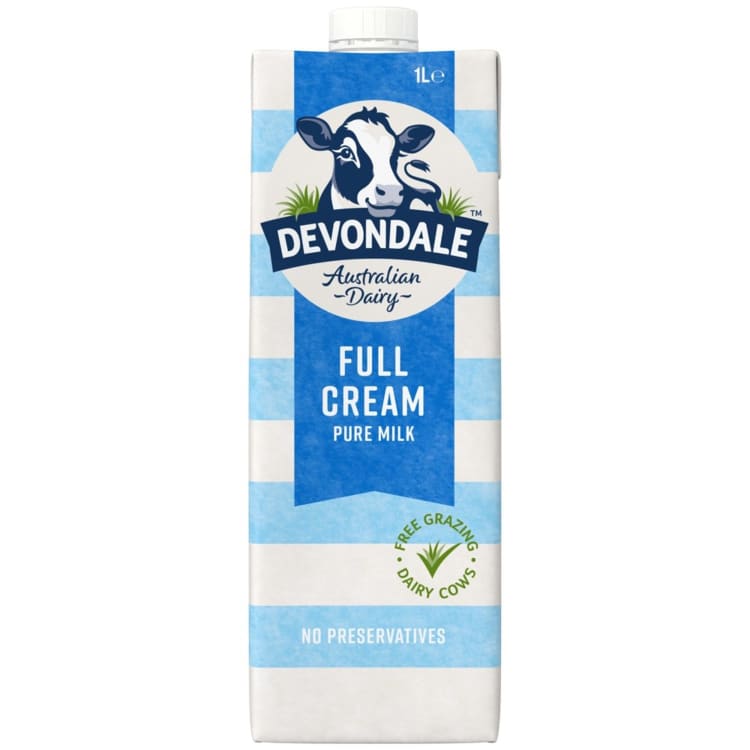 Devondale 100% Pure Full Cream Long Life Milk