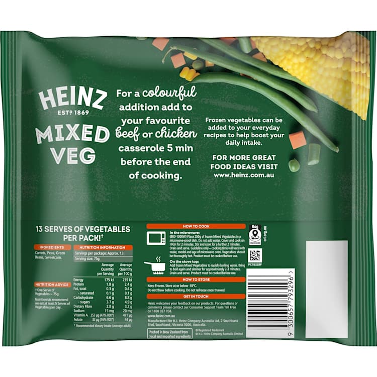 Heinz Mixed Vegetables