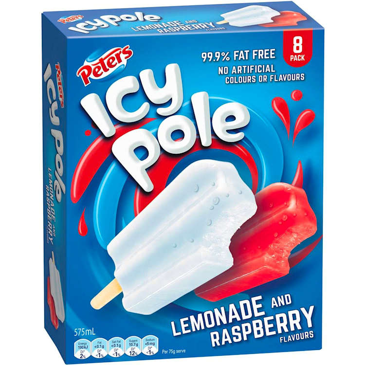Peters Icey Pole Lemonade Raspberry