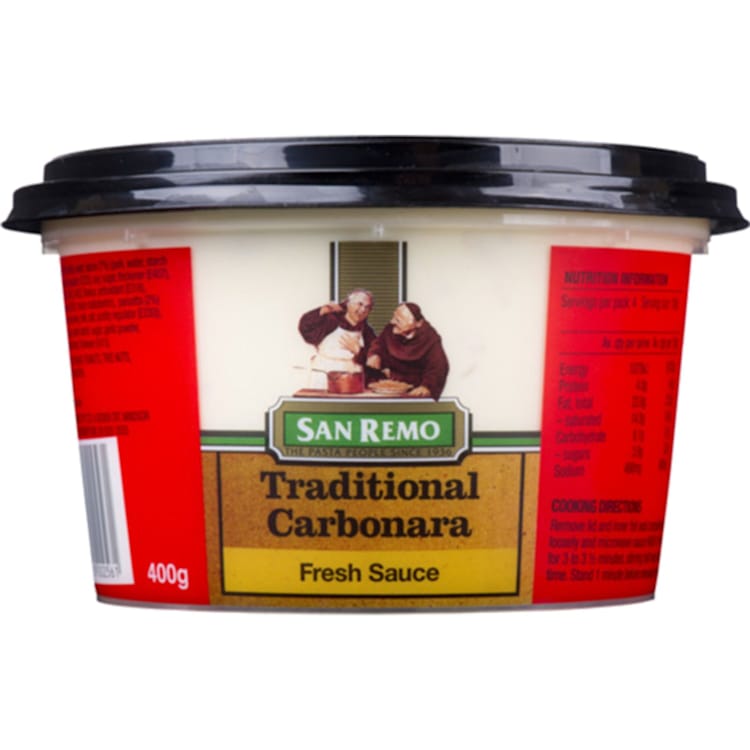 San Remo Pasta Sauce Carbonara