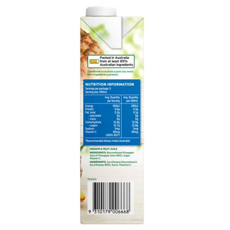 Golden Circle Sweetened Pineapple Juice