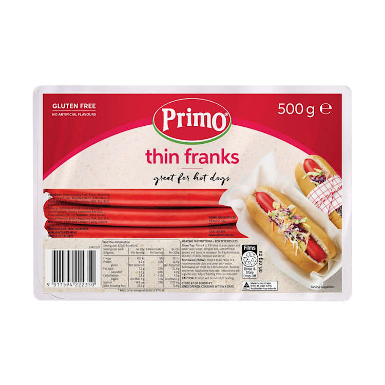 Primo Thin Franks