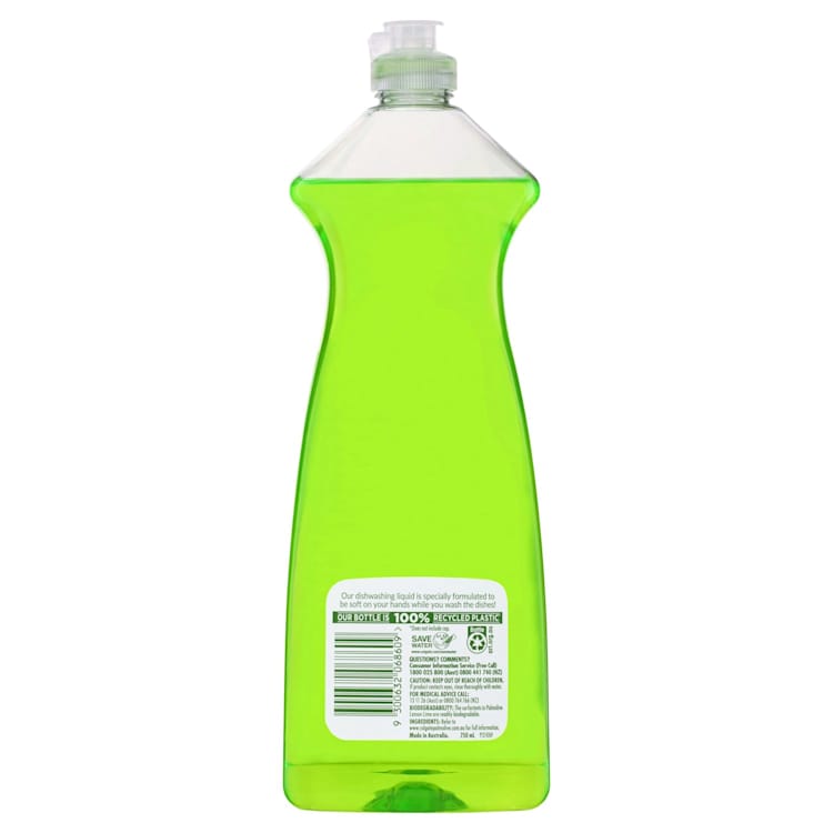Palmolive Regular Dishwashing Liquid Lemon Lime With Citrus Extracts Tough On Grease