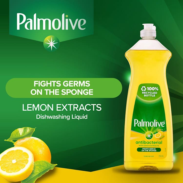 Palmolive Ultra Strength Antibacterial Dishwashing Liquid Lemon