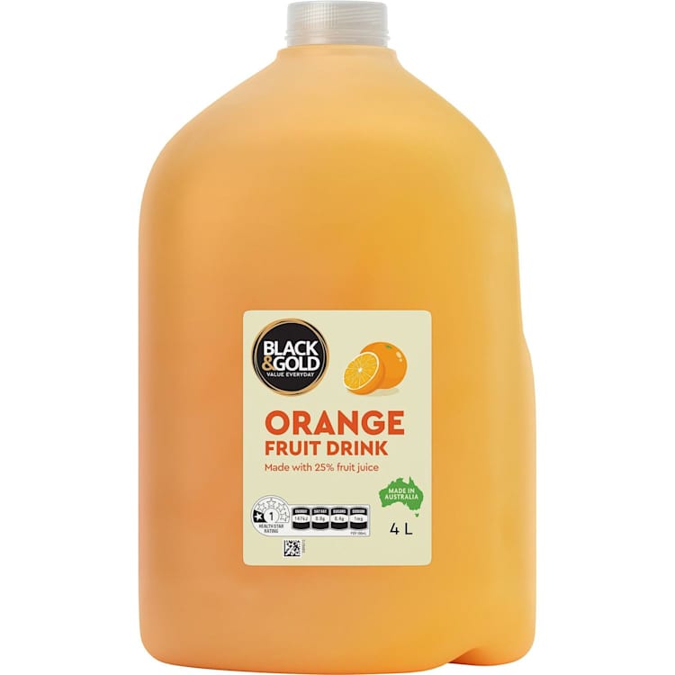 Black & Gold Orange Drink