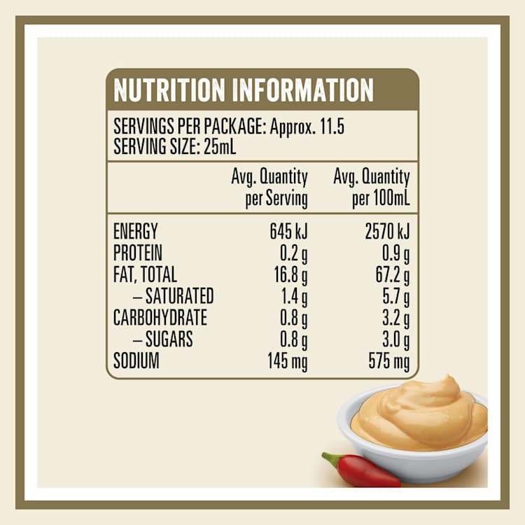 Heinz Seriously Good Peri Peri Spicy Mayonnaise
