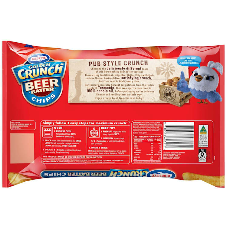 Birds Eye Beer Batter Chips