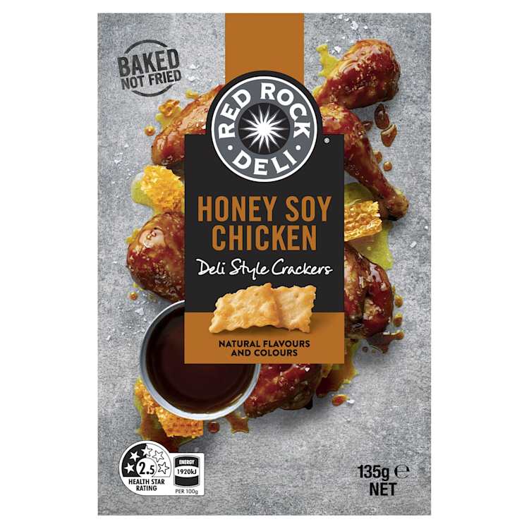 Red Rock Deli Honey Soy Chicken Deli Style Crackers