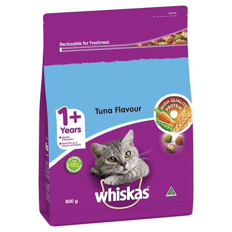 Whiskas 1+ Dry Cat Food Beef & Lamb Flavours