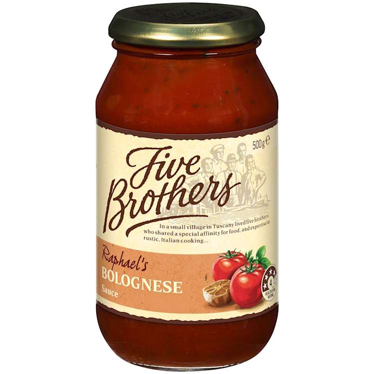 Five Brothers Pasta Sauce Bolognese