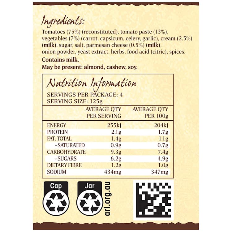 Five Brothers Pasta Sauce Bolognese