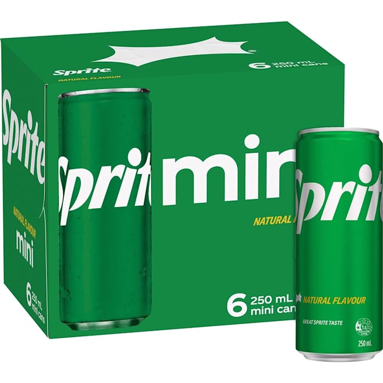Sprite Zero Sugar Lemonade Soft Drink Multipack Cans