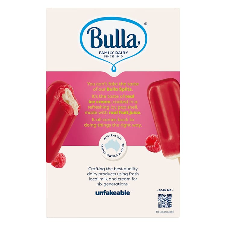 Bulla Splits Raspberry
