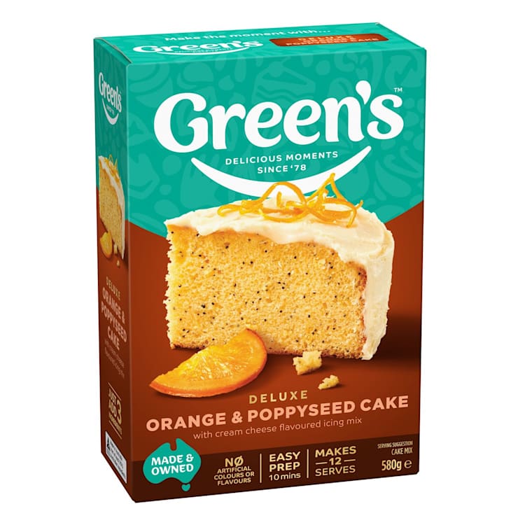 Green's Orange Poppyseed Cake Mix