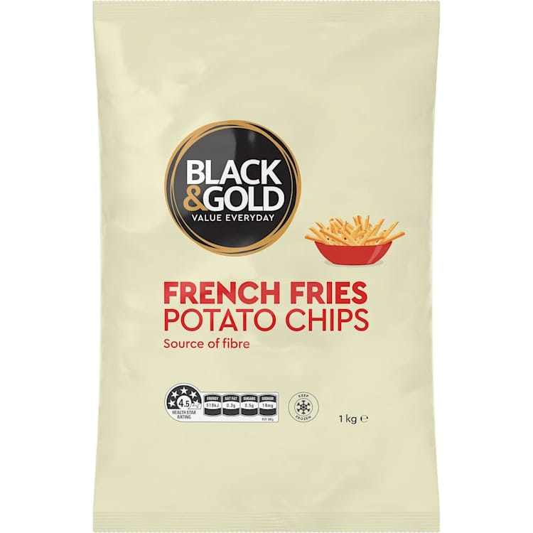 Black & Gold French Fries