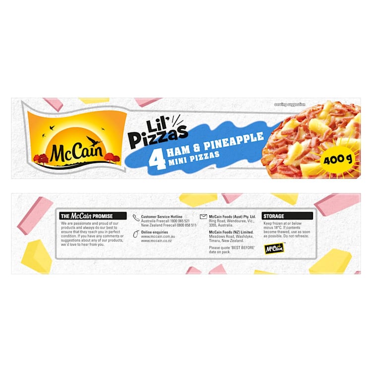 McCain Lil Pizzas Ham & Pineapple