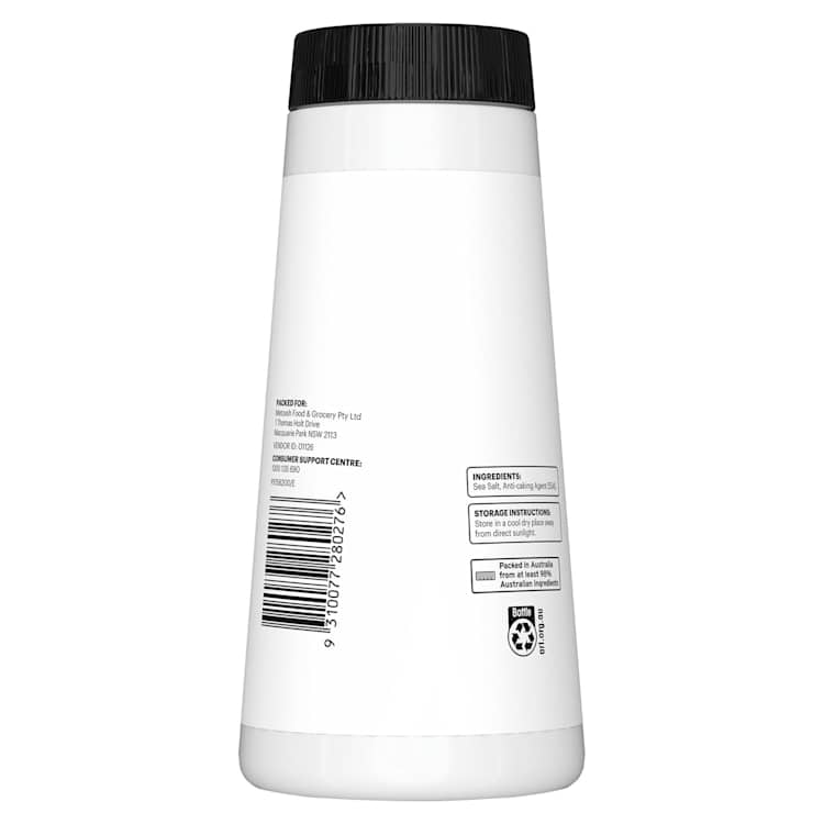 Black & Gold Table Salt Plain Drum