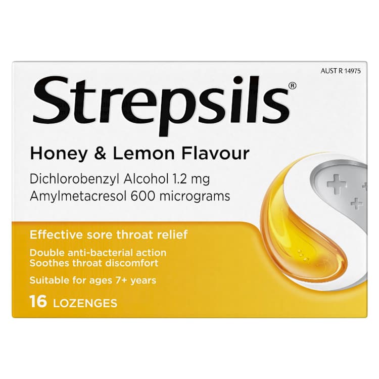 Strepsils Soothing Honey & Lemon Lozenges
