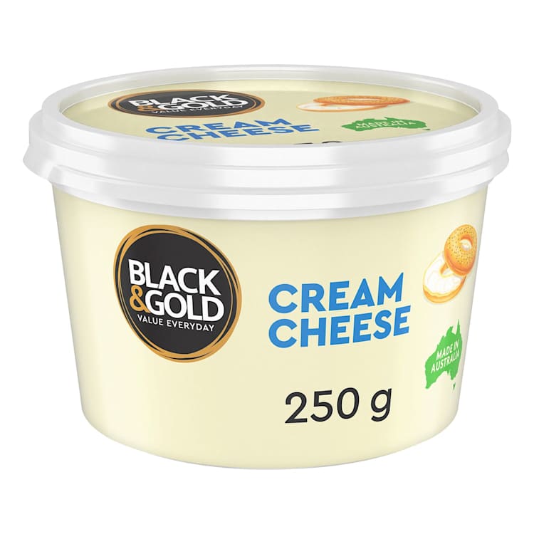 Black & Gold Cream Cheese