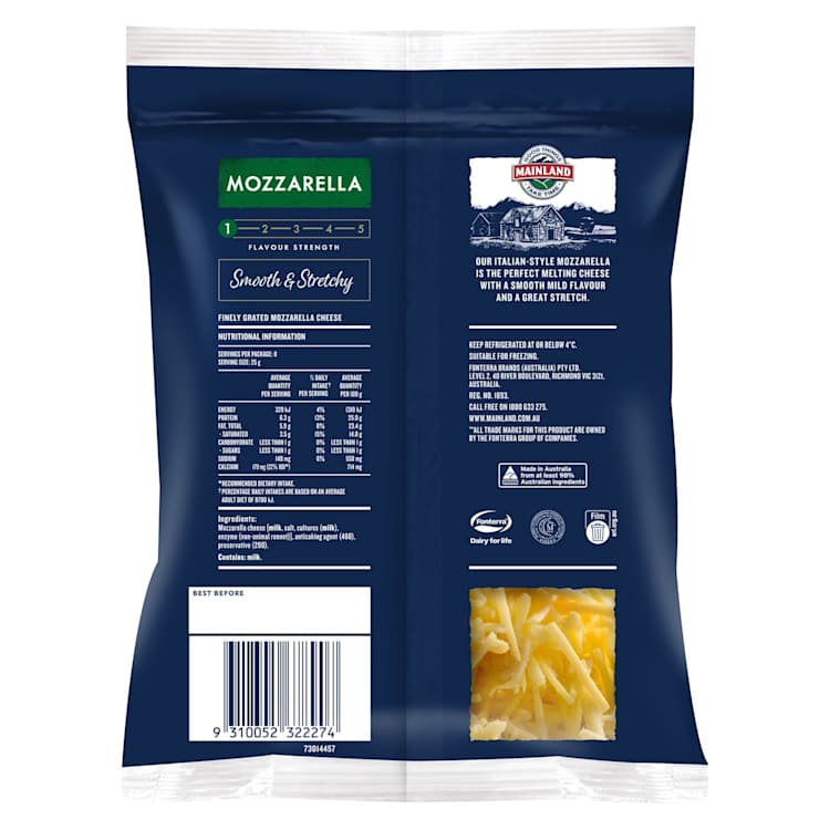 Mainland Mozzarella Grated Cheese